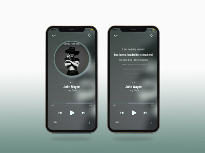 DailyUI #009 - Music player