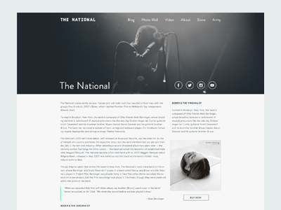 Blog post template article biography blog clean grid post template theme website wordpress