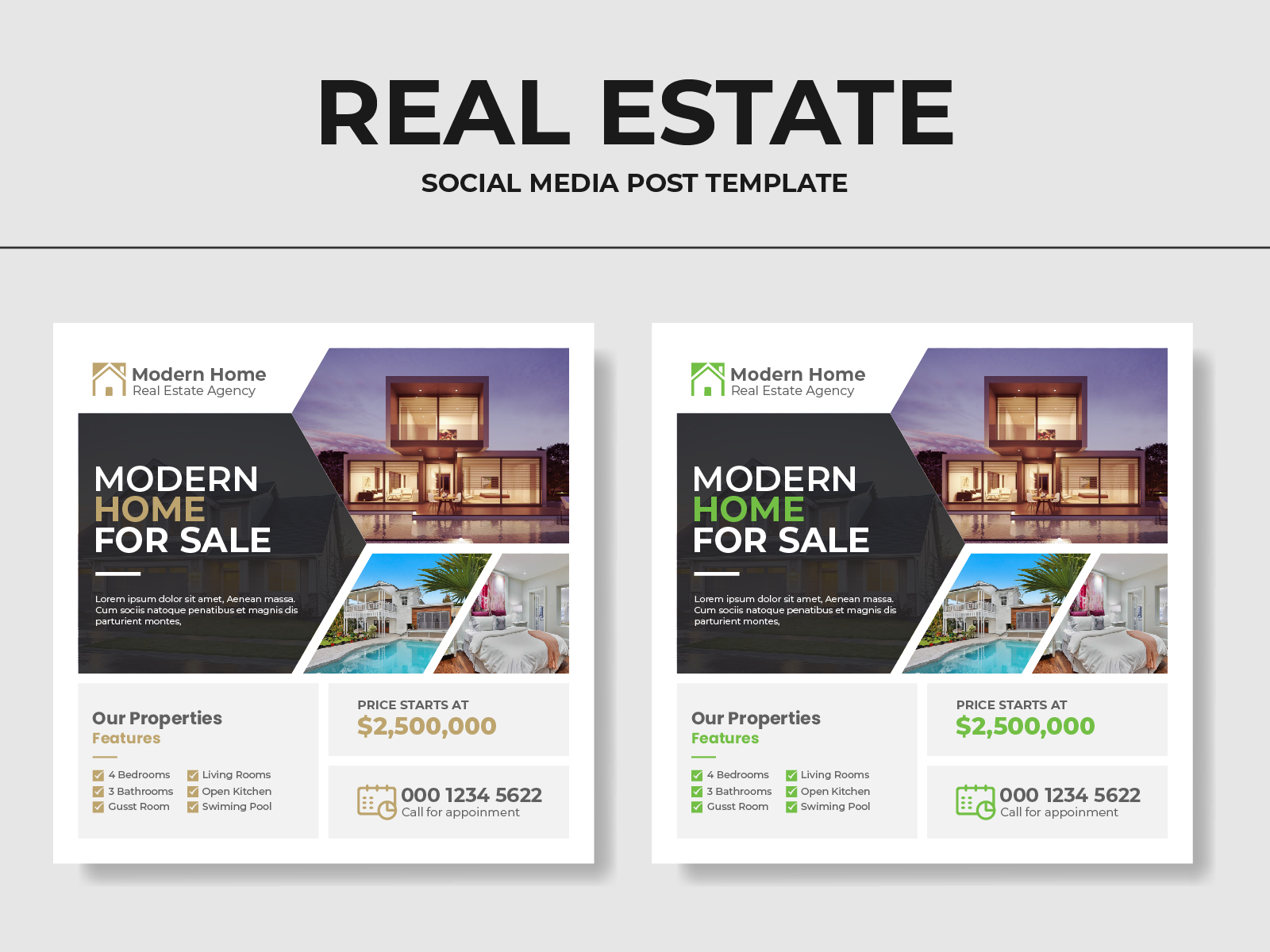 Real Estate Business Banner Ads | Instagram Post by Muhammad Nuruzzaman ...