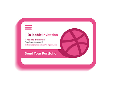 1 Dribbble Invitations