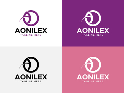 AO Letter Logo - AONILEX