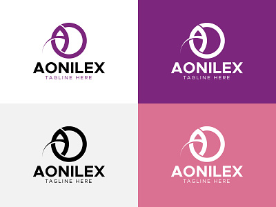 AO Letter Logo - AONILEX ao ao letter branding brandmark clean color design identity letter lettermark logo logo design logo designer logo mark logodesign logos logotype mark monogram symbol