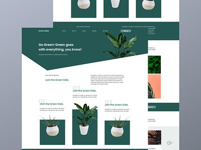 Go Green Event Web Design branding company design frontend graphic design landing page modern ui ux web design