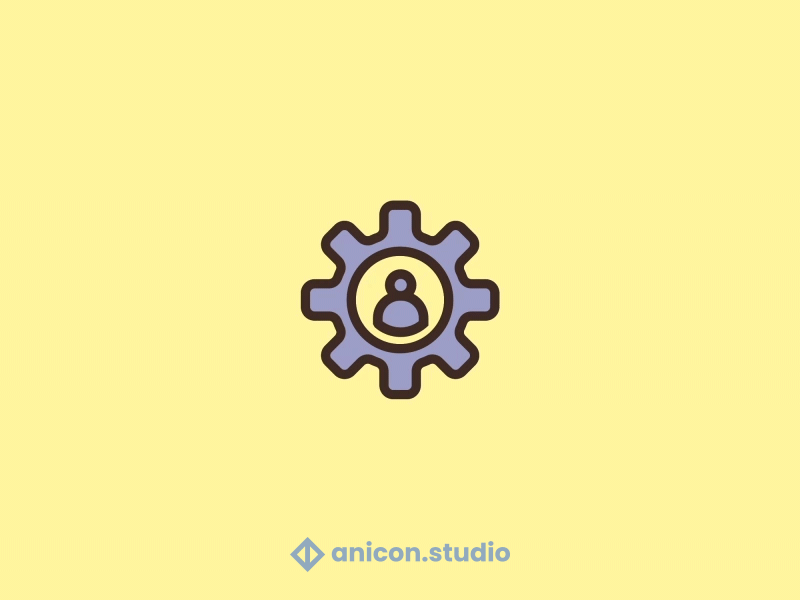 | Gear up! | 3d anicon animated logo avatar business coin gear graphic design icon illustration industrial json logo lottie machine motion graphics ui vector work