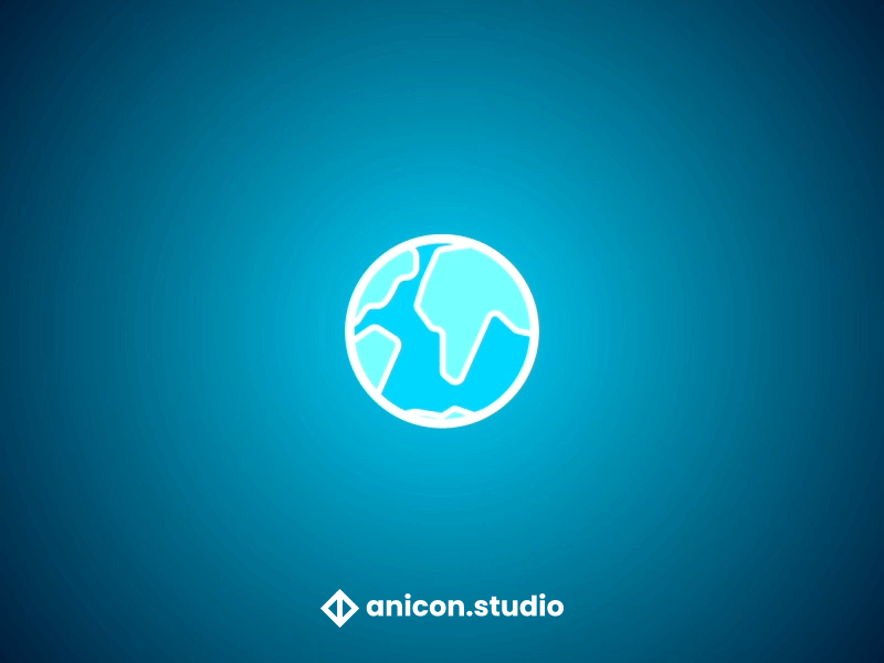 | An Alien Perspective | anicon animated logo animation earth gif global globe graphic design icon illustration json logo lottie motion graphics space spinnig ui vector web world