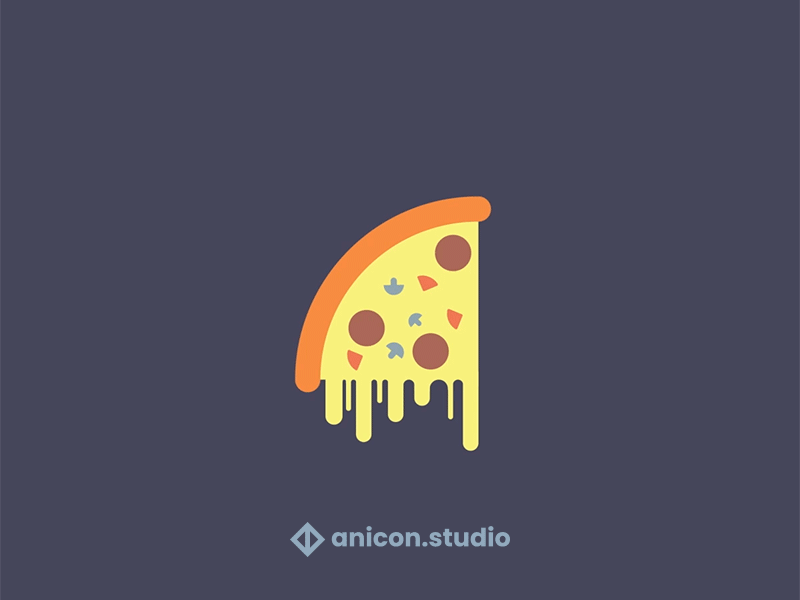 Slice it! aftereffects anicon animated logo animation design graphic design icon icondesign illustration illustrator json logo lottie motion graphics pizza pizzaanimation pizzalogo