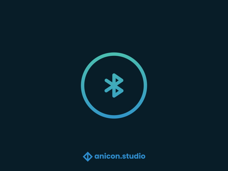 Blue or not it's pairing. anicon animated logo animation bluetooth connection design graphic design icon illustration json logo lottie motion design motion graphics paring ui