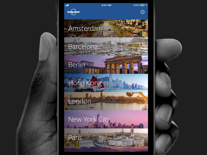 Make My Day App - Lonely Planet by Diego Jiménez on Dribbble