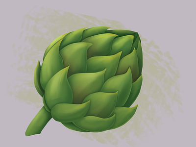 Botanical illustration "Artichoke"