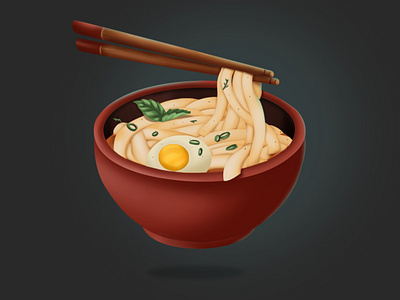 Plate with noodles adobe photoshop art design food illustration graphic design illustration noodles render