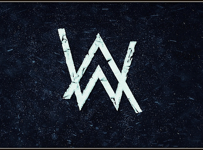 Alan Walker- Logo#1 alan walker design illustration logo logodesign musician simple singer snow