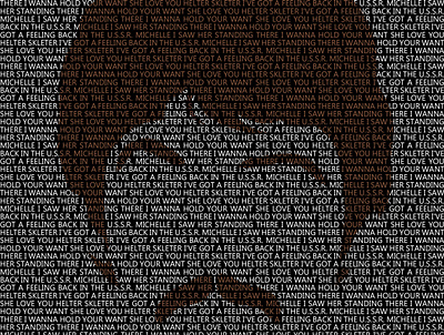 Paul McCartney - Minimalist Text Portrait branding design illustration minimal music musician photoshop simple singer text text portrait the beatles