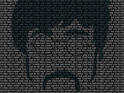 John Lennon - Minimalist Text Portrait branding design fanart illustration minimal minimalist music musician photoshop simple singer text text portrait the beatles