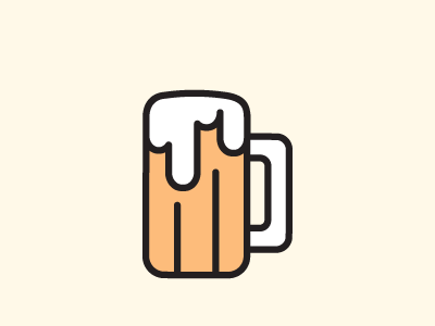 Beer Icon Kevin Engle beer icon vector illustration