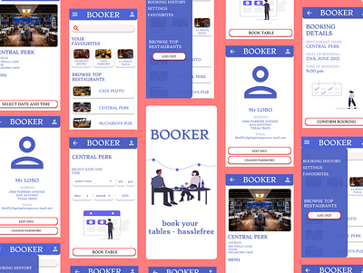 BOOKER design ui ux