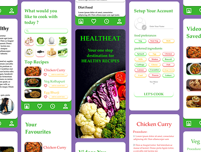 HealthEat design ui ux