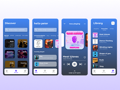 music player app app mobile mobile app deign music player ui ui design ux ux design