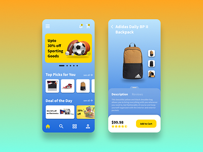 Ecommerce App app ecommerce figma mobile shopping app ui ui design