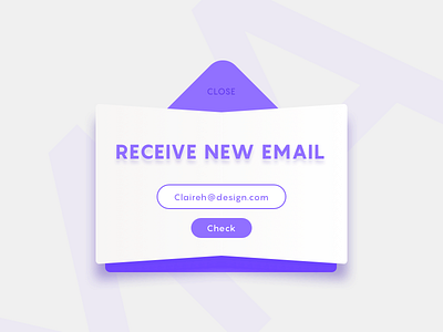 Pop-Up / Overlay 016 dailyui email overlay pop up purple