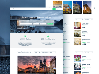 Tripadvisor homepage redesign