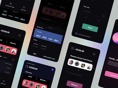Finance app concept