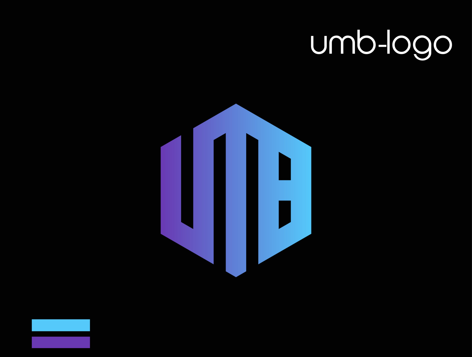 UMB Minimal Letter Logo by Artist of Design on Dribbble
