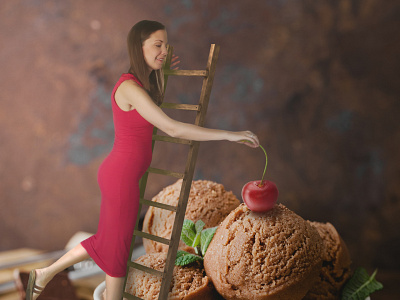 Cherry On Top color correction photo editing photo manipulation photoshop surreal art