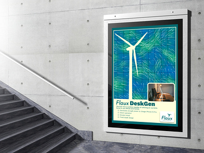 Flaux Subway Ad advertisement design illustration vector