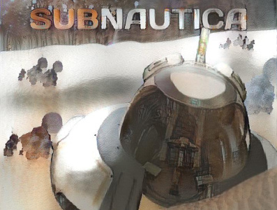 Subnautica Re-Cover design illustration vector