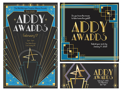 2020 Addy poster designs