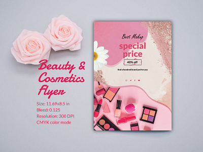 Beauty & Cosmetics Flyer Design