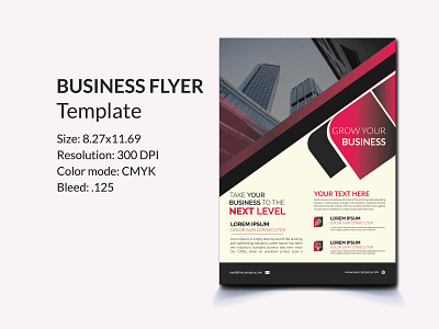 Corporate business flyer template ad advertising agency brand identity design branding flyer business clean company concept consulting corporate creative design digital flyer flyers graphic layout modern purple