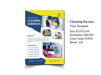 Cleaning Service Flyer Template poster template