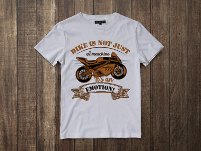 Motor bike t-shirt design