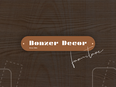 Bonzer Decor - Furniture Branding animation branding design dribbble best shot figma furnituree illustration logo ui ux vector wood