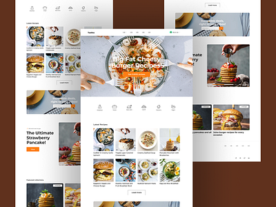 Tastiez : Food Delivery Web Concept 3d branding delivery design dribbble best shot food tasty ui web
