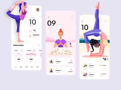 Meditation - Mobile Apps Design
