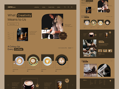 COFFEE Berry. The Coffee Shop Website beans branding coffee coffeeshop coffeewebsite design dribbble best shot figma illustration logo ux website