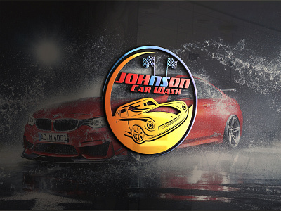 Johnson Car Wash Logo Design