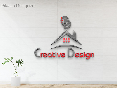 Creative Design logo ( architectural logo design ) brand design branding design graphic design illustration logo logodesign ui ux vector