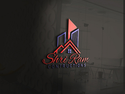 Shri Ram Constructions ( Logo Design ) brand design branding design graphic design illustration logo logodesign ui ux vector