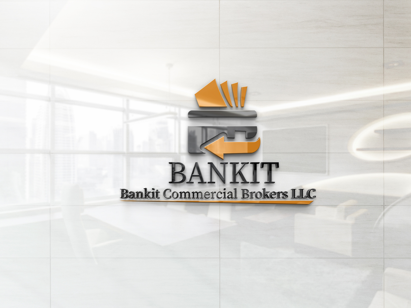 Bankit Commercial Brokers L.L.C ( Logo Design ) by Chirag Thakur on