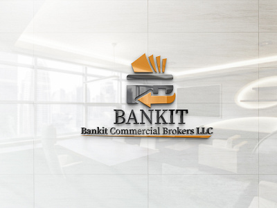 Bankit Commercial Brokers L.L.C ( Logo Design ) brand design branding design graphic design illustration logo logodesign ui ux vector