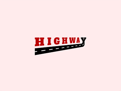 Highway | Typography branding creative logo design flat design graphic design icon illustration logo logomaker minimal minimalist logo modern logo typography ui vector
