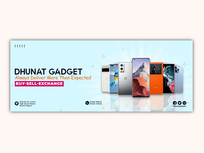 Facebook Cover Design For Gadget Store