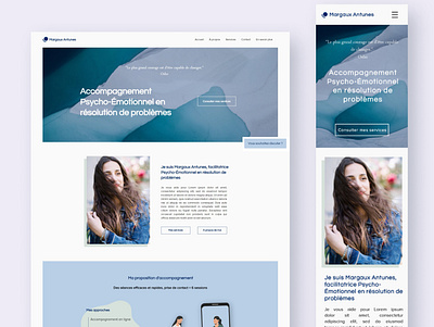 Responsive website for coaching services design graphic design reponsive ui ux web