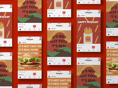 Young Ones Ad Campaign: Burger King app art branding design flat graphic design illustrator logo website