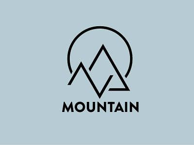 Mountain app branding design icon illustration logo typography ui ux vector