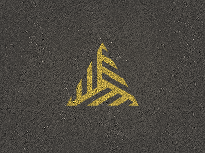 Pyramid brand custom geometrical gold grid icon letter logo mark pyramid symbol symmetrical triangle triskelion vector