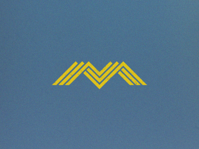 M brand branding corporate design grid letter logo m monogram vector